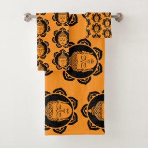 Buddhist Home Decor Bath Towel Set