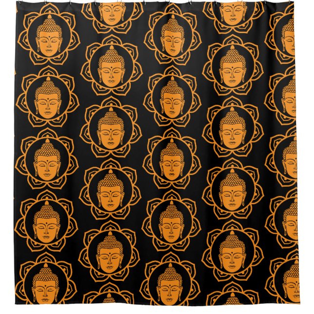 Buddhist Home Decor Shower Curtain (Front)