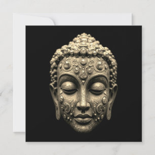 Buddhist Inspired Mask Thank You Card