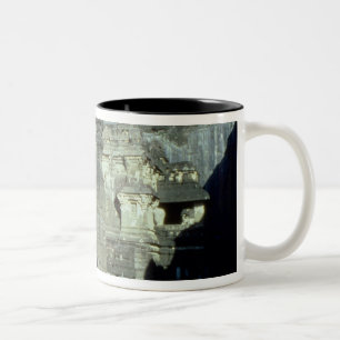 Buddhist, Jainist and Hindu caves at Ellora, 600-1 Two-Tone Coffee Mug