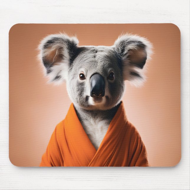 Buddhist Koala Mouse Mat (Front)