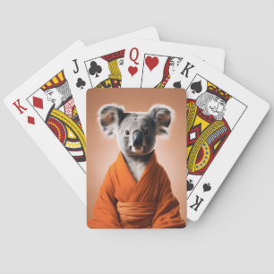 Buddhist Koala Playing Cards