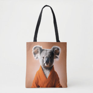 Buddhist Koala Tote Bag