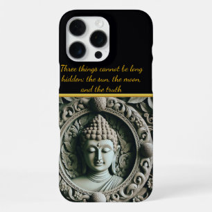 Buddhist Leaf and Orb Carving AI iPhone 16 Pro Max Case