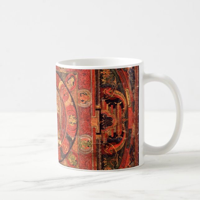 Buddhist Mandala of Compassion Coffee Mug (Right)