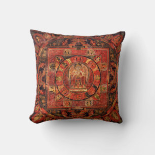 Buddhist Mandala of Compassion Cushion