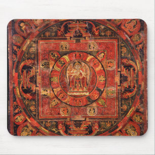 Buddhist Mandala of Compassion Mouse Mat