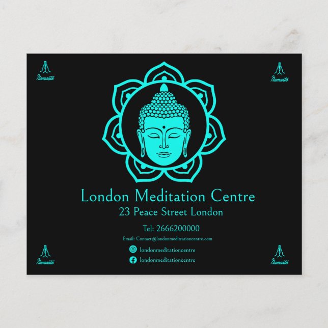 Buddhist Meditation  Flyer (Front)