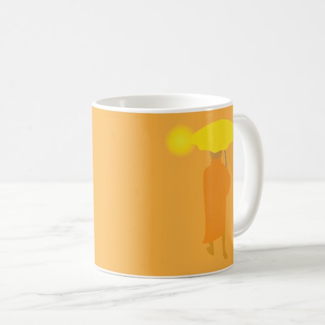 Buddhist Monk Coffee Mug (Front Right)