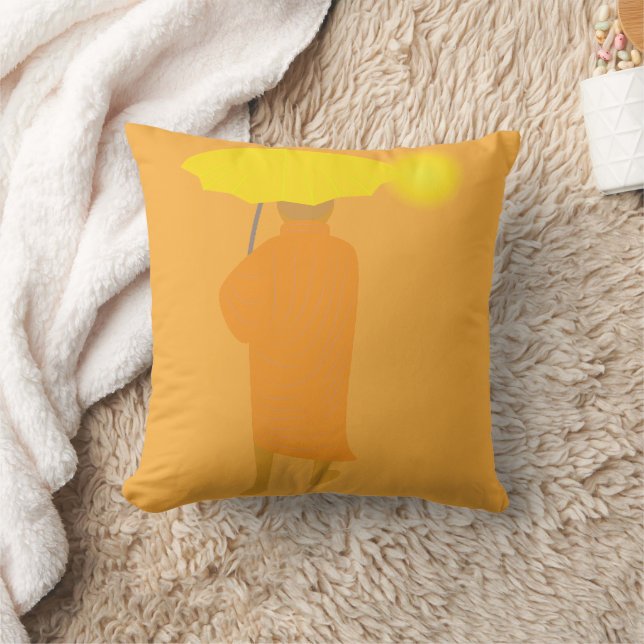 Buddhist Monk Cushion (Blanket)