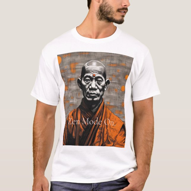 Buddhist Monk Inspirational Quote T-Shirt (Front)