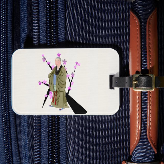 Buddhist Monk Luggage Tag (Front Insitu 4)