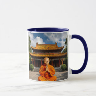 Buddhist monk mug