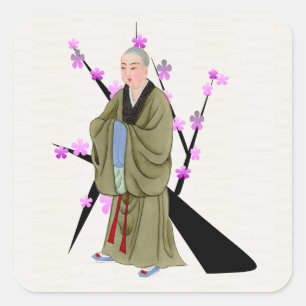Buddhist Monk Sticker