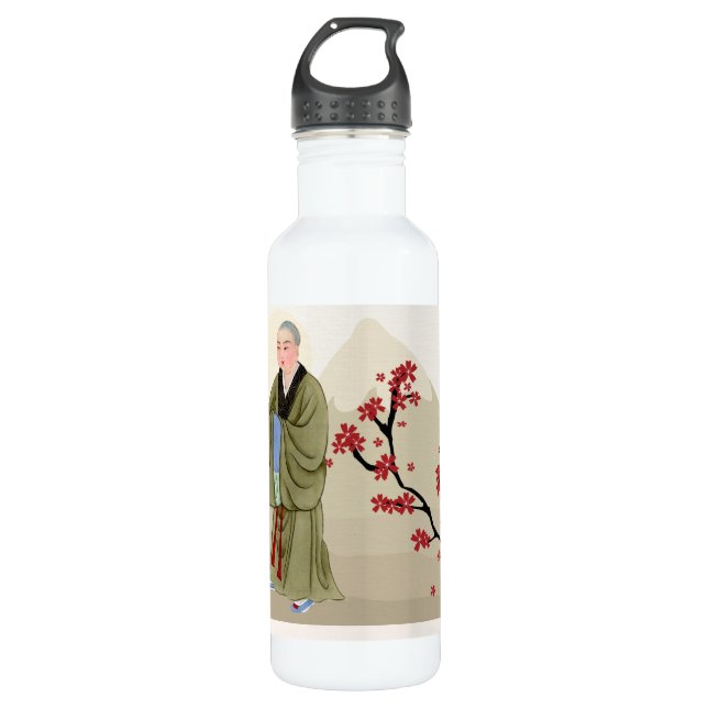 Buddhist Monk Water Bottle (Front)