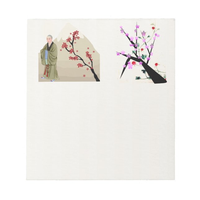 Buddhist Monk Woman's Notepad (Front)