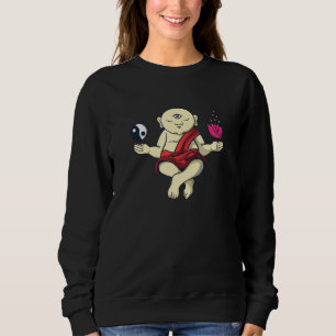 Buddhist Monk Zen Meditation Buddha Om Spiritualit Sweatshirt