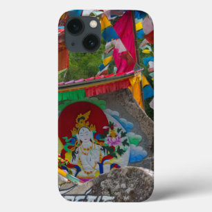 Buddhist Painting on Rocks iPhone 13 Case
