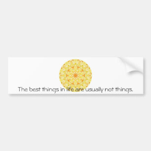 buddhist quote bumper sticker