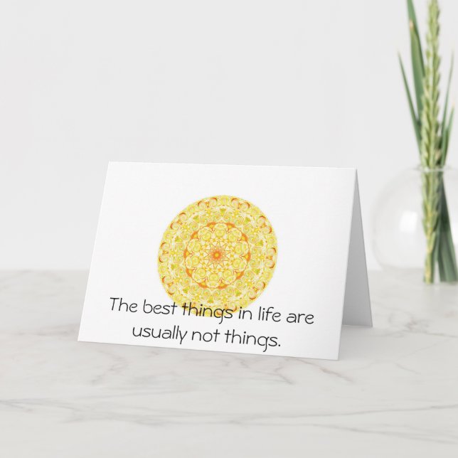 buddhist quote card (Front)