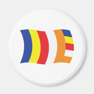 Buddhist Religion Flag Magnet