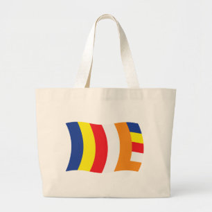 Buddhist Religion Flag Tote Bag