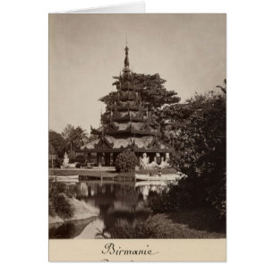 Buddhist rest house, Moulmein, Burma, c.1875
