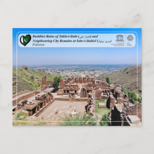 Buddhist Ruins of Takht-i-Bahi and Sahr-i-Bahlol Postcard