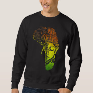 Buddhist Spiritual Mantra Zen Buddhism Elephant Bu Sweatshirt
