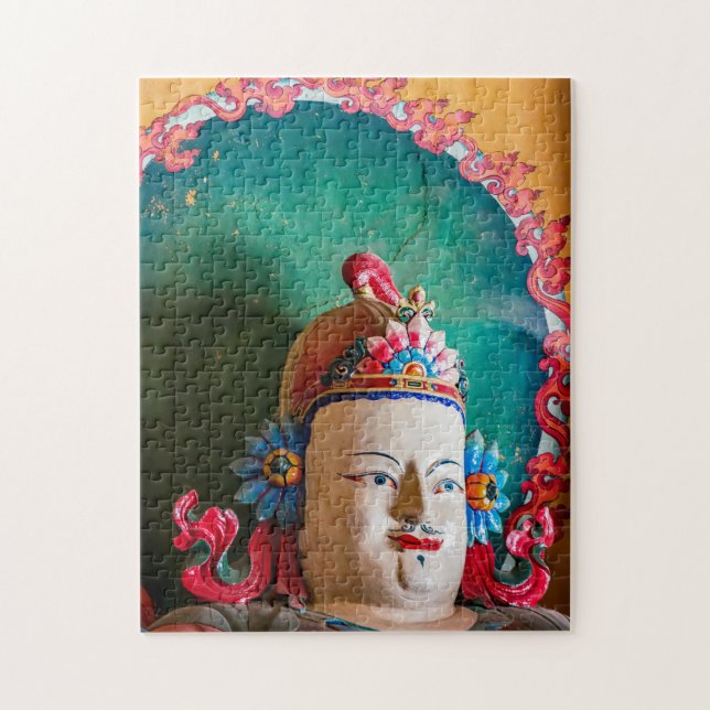 Buddhist statue, Palcho Monastery - Gyantse, Tibet Jigsaw Puzzle (Vertical)