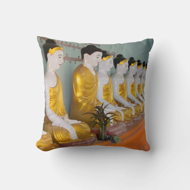 Buddhist statues in Umin Thounzeh Cushion (Front)