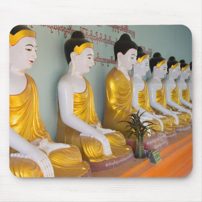 Buddhist statues in Umin Thounzeh Mouse Mat (Front)