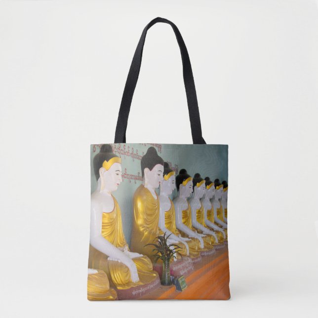 Buddhist statues in Umin Thounzeh Tote Bag (Front)