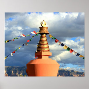 Buddhist Stupa in Sedona, Az Poster