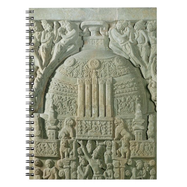 Buddhist stupa, Nagarjunakonda (limestone) Notebook (Front)