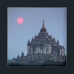 Buddhist Temple At Sunset Magnet<br><div class="desc">Myanmar,  Bagan. Sunset on Thatbyinnyu Temple. Credit as: Jim Zuckerman / Jaynes Gallery / DanitaDelimont.com | Jaynes Gallery / DanitaDelimont.com</div>