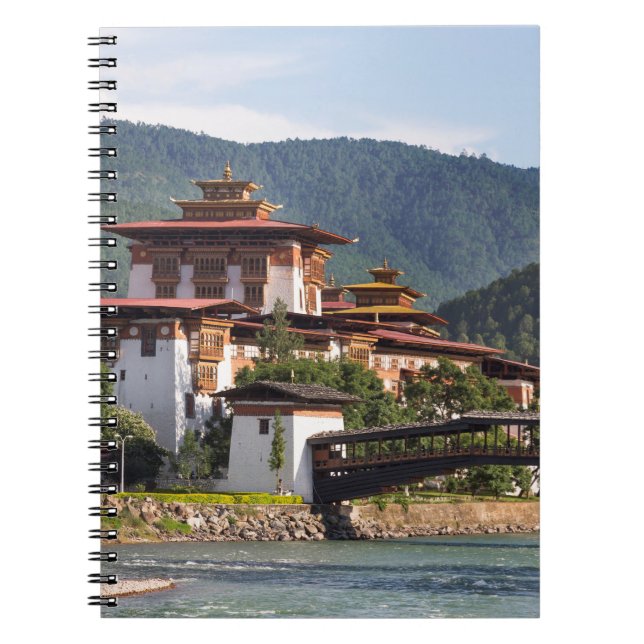 Buddhist Temple By River Notebook (Front)