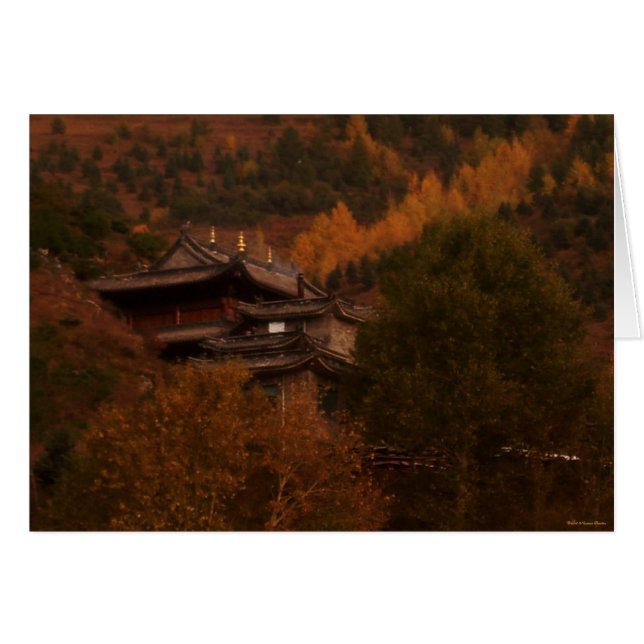 Buddhist Temple Card (Front Horizontal)