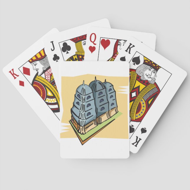 Buddhist Temple Playing Cards (Back)