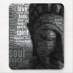 Buddhist Words of Wisdom Mouse Mat