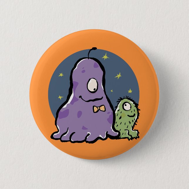 buddies 6 cm round badge (Front)