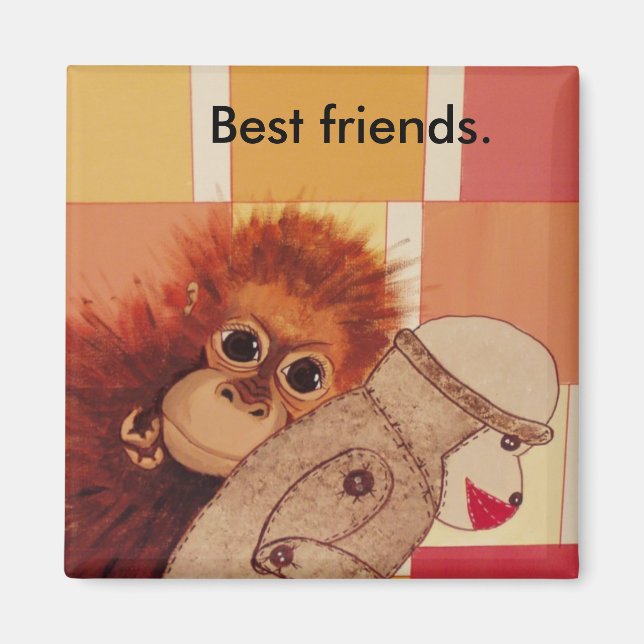 buddies, Best friends. Magnet (Front)