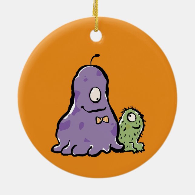 buddies ceramic tree decoration (Back)