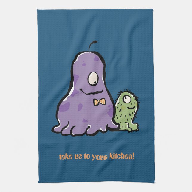 buddies tea towel (Vertical)