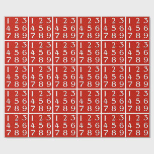 Budding Math Genius Wrapping Paper