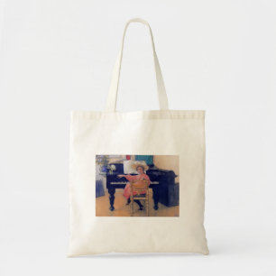 Budding Piano Diva Tote Bag