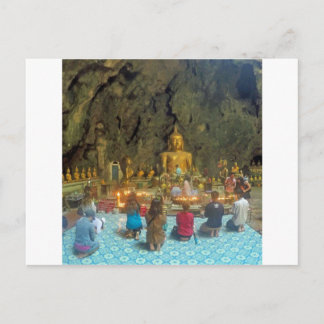 Buddist Cave Temple Postcard