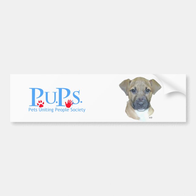 Buddy Blue Bumper Sticker (Front)