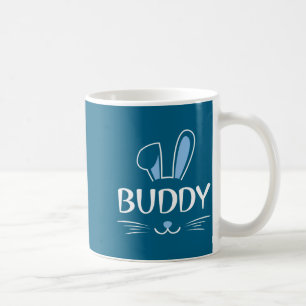 Buddy Bunny Rabbit Face Family Group Easter Fathe Coffee Mug