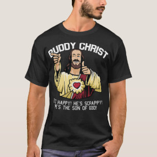 Buddy Christ Christmas Cool Jesus Religious Christ T-Shirt